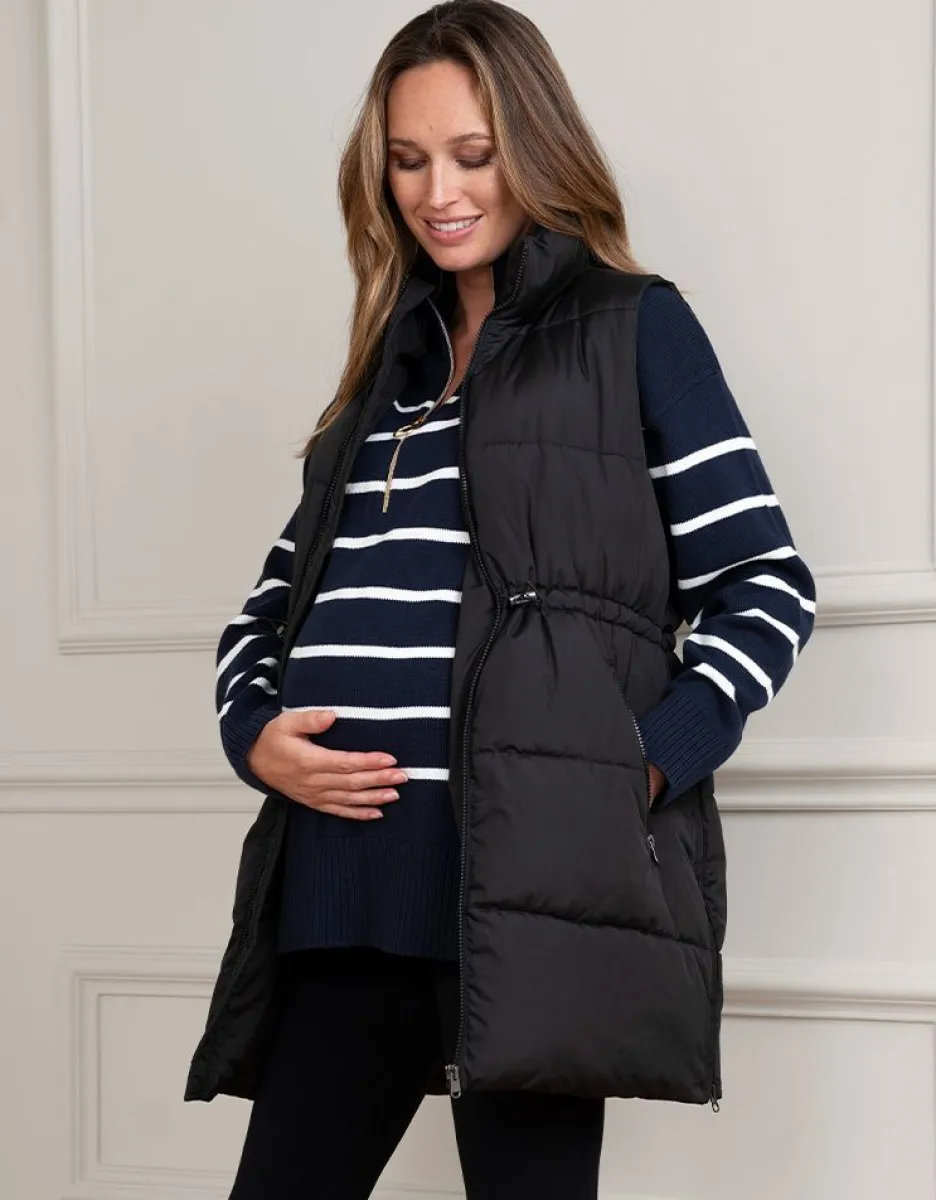 Flash Sale Seraphine Schwarze 3-In-1-Umstands- Und Babytragesteppweste
