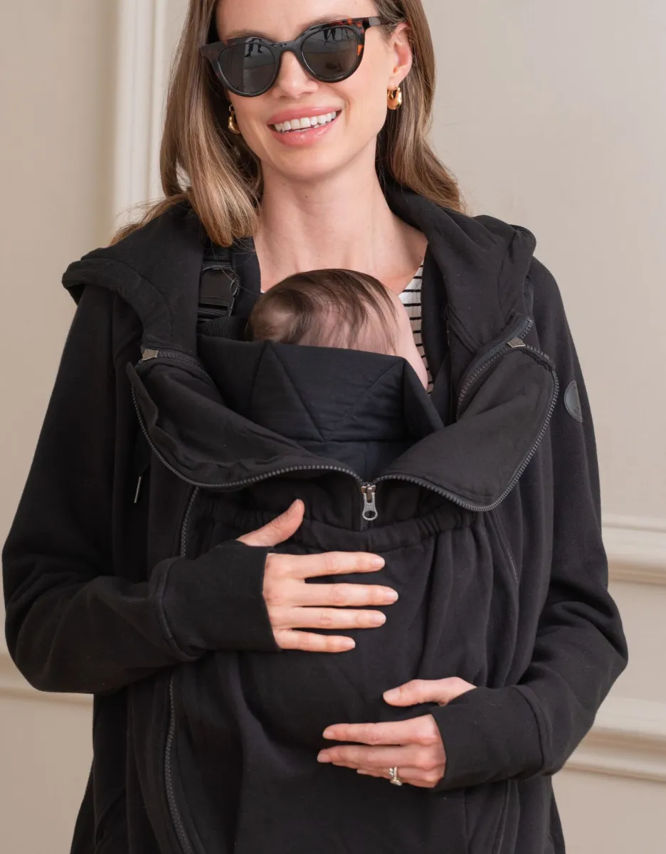 Discount Seraphine Schwarzer 3-In-1 Umstands- & Tragehoodie