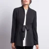 Sale Seraphine Schwarzer Umstandsblazer Mit Gurtel