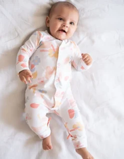 Sale Seraphine Set Bio-Baumwoll-Schlafanzug Und Latzchen Mit Einfachem Reisverschluss