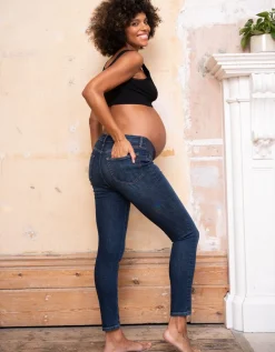 Sale Seraphine Skinny Mutterschafts-Jeans Bio Under Bump