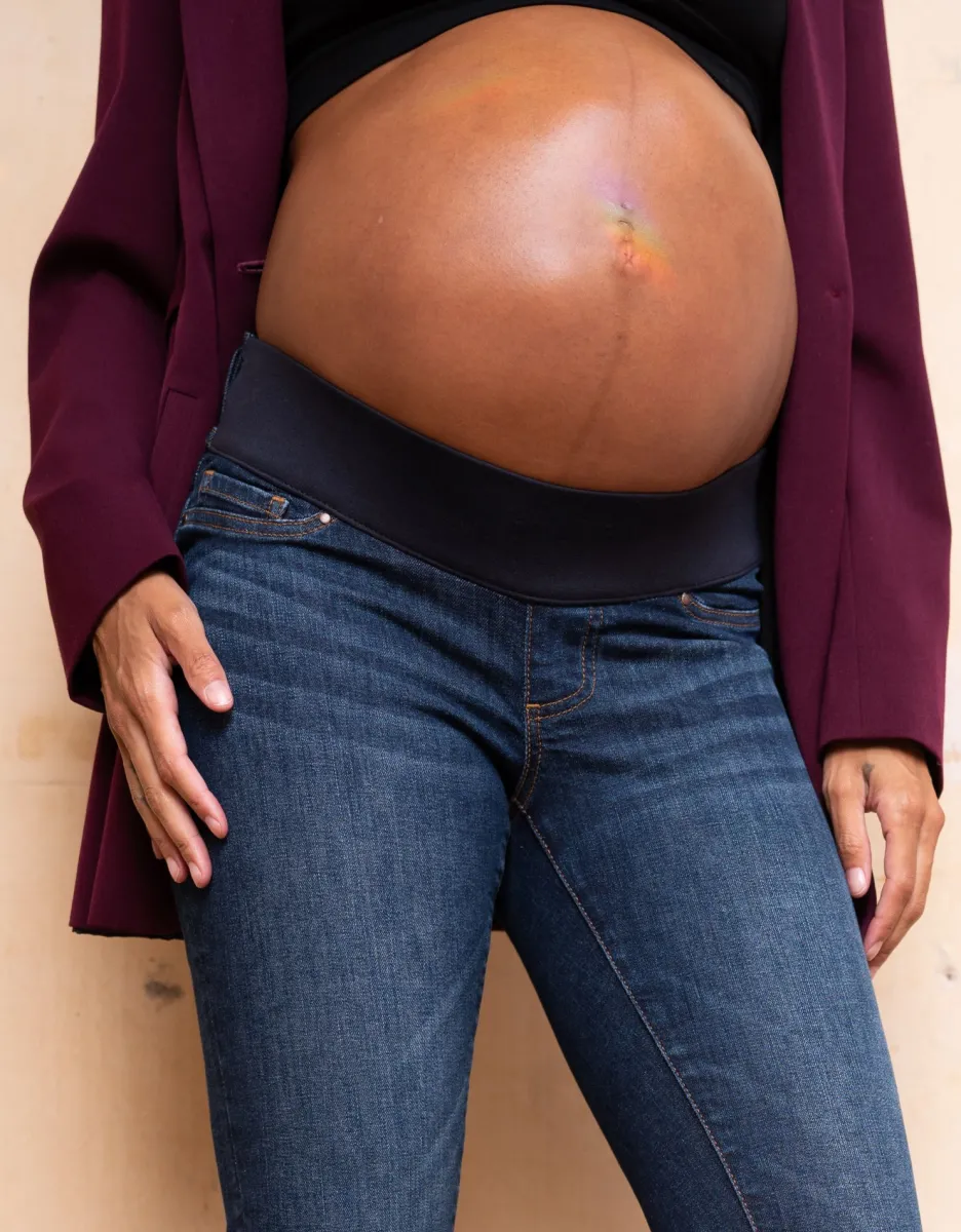 Sale Seraphine Skinny Mutterschafts-Jeans Bio Under Bump