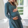 Best Sale Seraphine Still- & Umstandshemdkleid Retro-Print