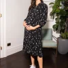 Online Seraphine Still- & Umstandshemdkleid Sternprint