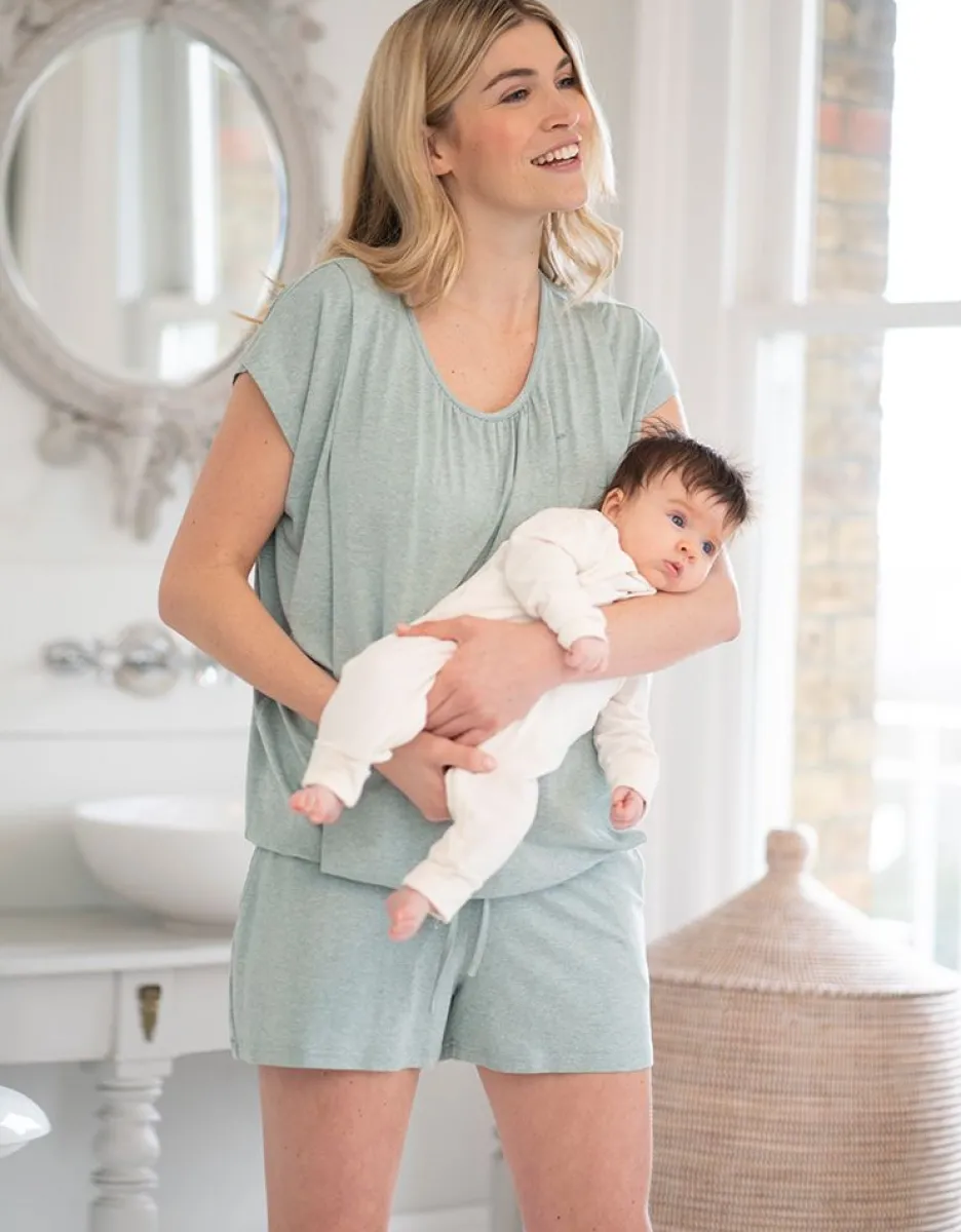 Hot Seraphine Superweicher Still- & Umstandskurzpyjama