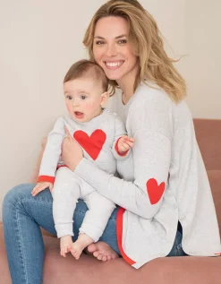Sale Seraphine Sweatheart Mama & Mini Pullover Set Baumwolle