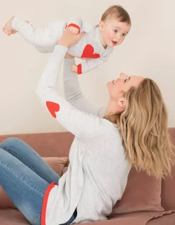 Sale Seraphine Sweatheart Mama & Mini Pullover Set Baumwolle