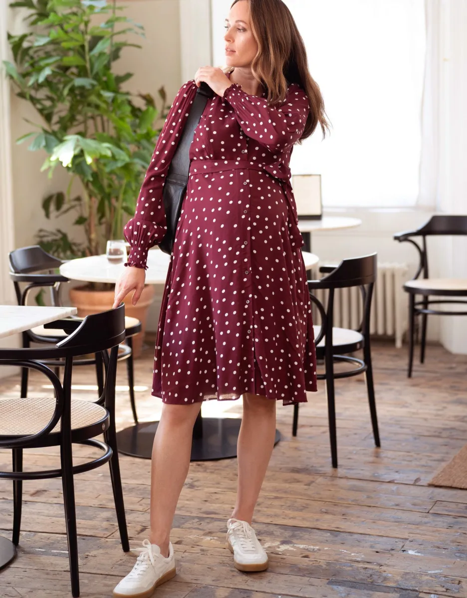 Best Seraphine Umstands- & Stillhemdkleid Mit Tupfen