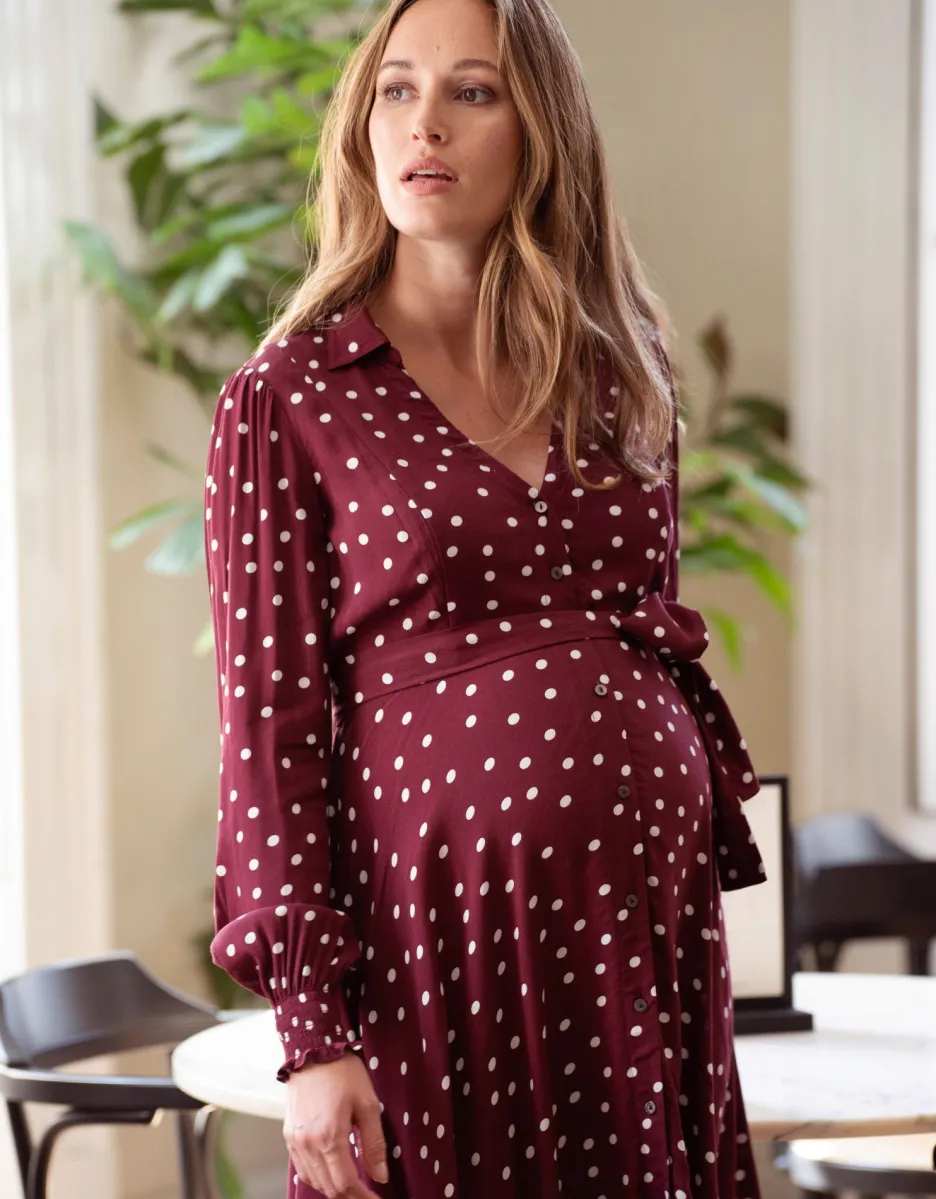Best Seraphine Umstands- & Stillhemdkleid Mit Tupfen