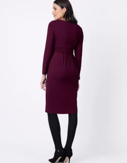 New Seraphine Umstands- & Stillkleid In Bordeaux