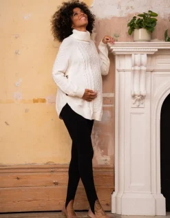 Fashion Seraphine Umstands- & Stillpullover Zopfstrick