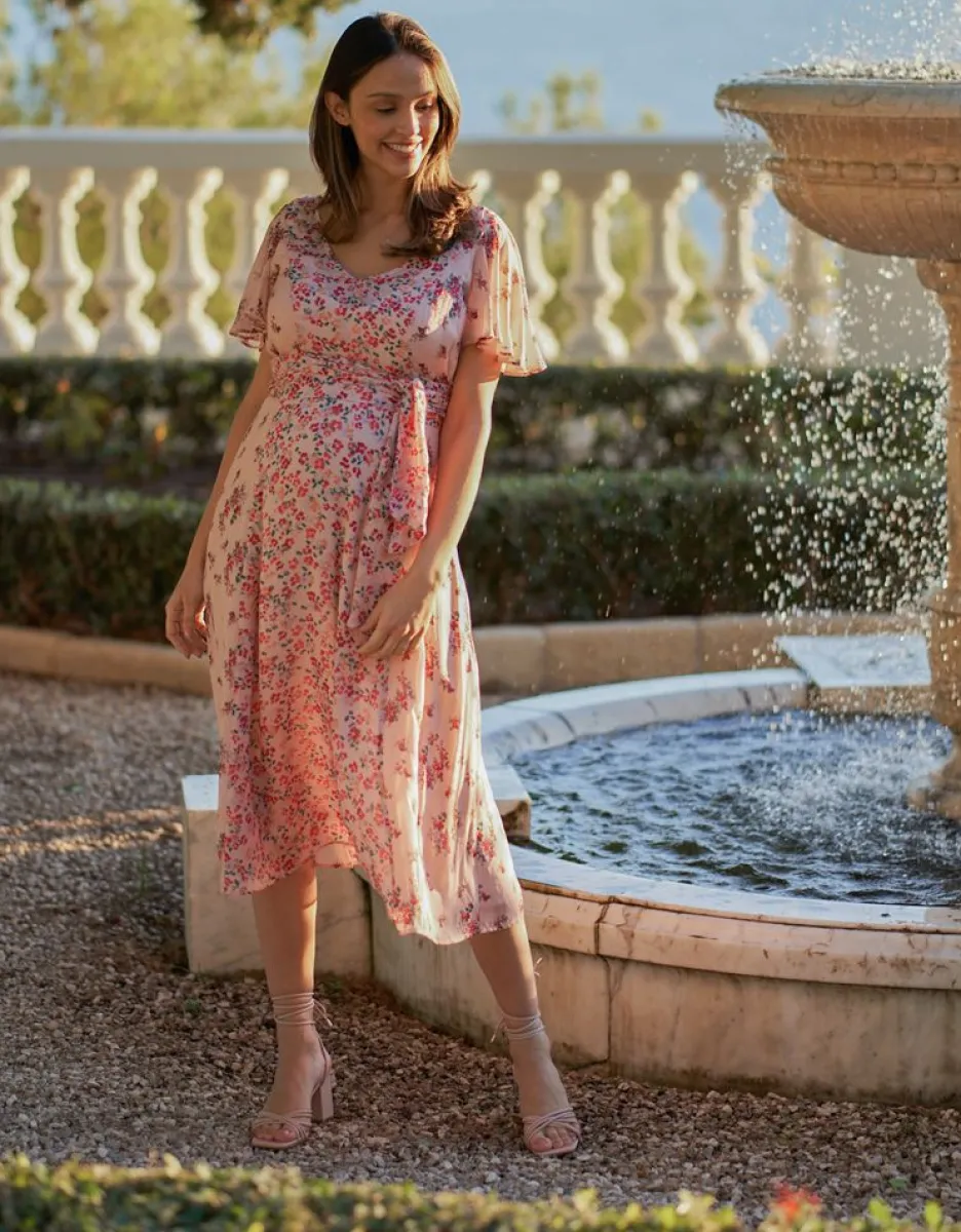 Cheap Seraphine Umstands- Und Stillkleid Mit Blumenmuster Pink