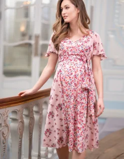 Cheap Seraphine Umstands- Und Stillkleid Mit Blumenmuster Pink