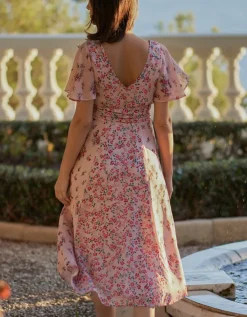 Cheap Seraphine Umstands- Und Stillkleid Mit Blumenmuster Pink