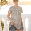 Cheap Seraphine Umstands- Und Stilltop Mit Ditsy-Blumendruck In Khaki