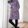 Store Seraphine Umstands- Und Stilltunika Mit Gurtel Blumenmuster