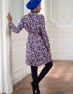 Store Seraphine Umstands- Und Stilltunika Mit Gurtel Blumenmuster