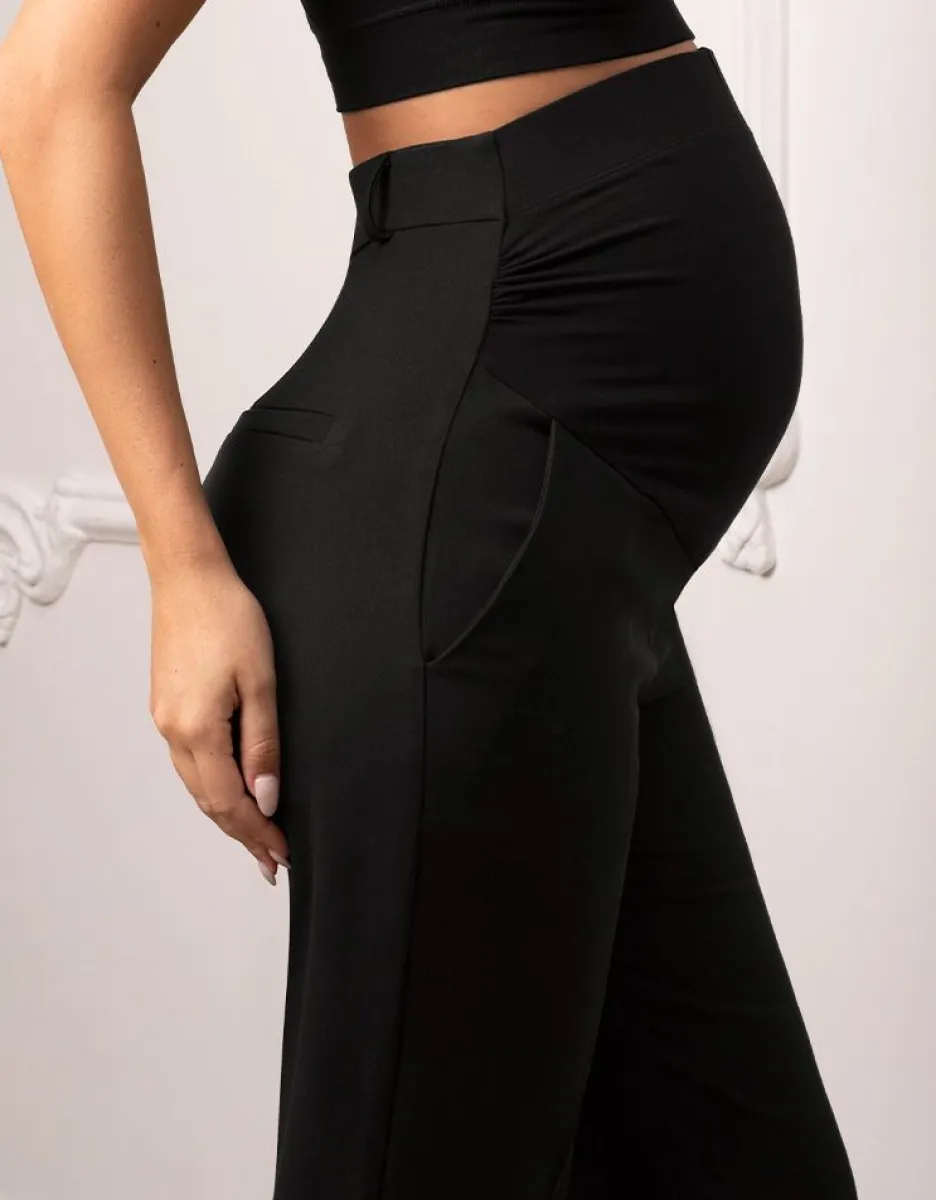 Outlet Seraphine Umstandshose Mit Schmalem Bein, Schwarz