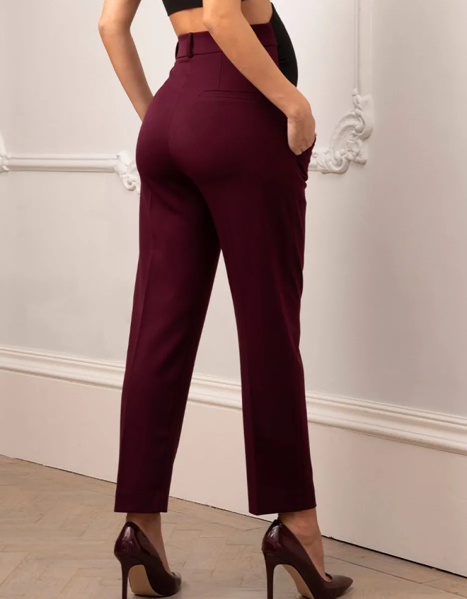 Store Seraphine Umstandshose Mit Schmalem Bein, Pflaume