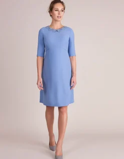 Cheap Seraphine Umstandskleid Mit Kragen Aus Hakelspitze