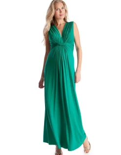 Shop Seraphine Umstands-Maxikleid Mit Geknoteter Empire Taille
