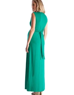 Shop Seraphine Umstands-Maxikleid Mit Geknoteter Empire Taille
