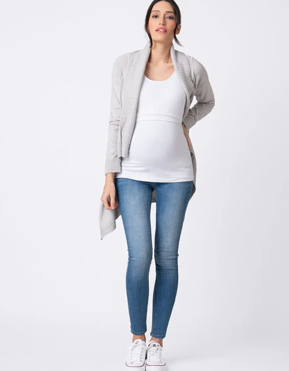 Hot Seraphine Weises Umstandstop Und Stilltop
