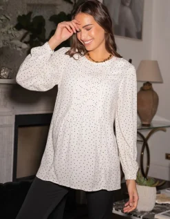 Shop Seraphine Zart Getupfte Still- & Umstandsbluse