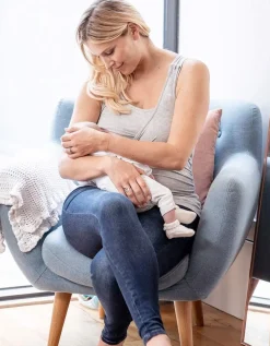 Best Seraphine Zwei Umstandstops Und Stilltops In Grau & Blau