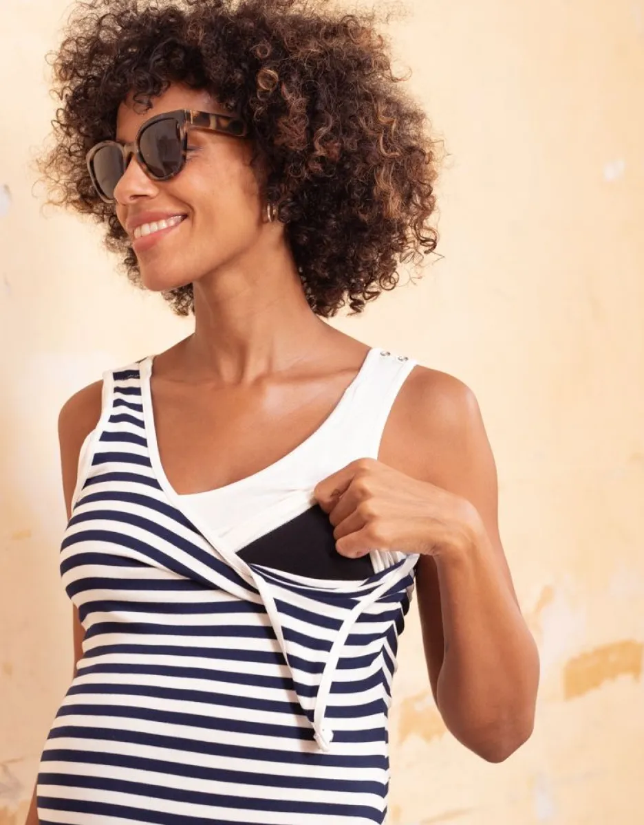 Hot Seraphine Zweierpack Armellose Umstands- Und Stillkleider